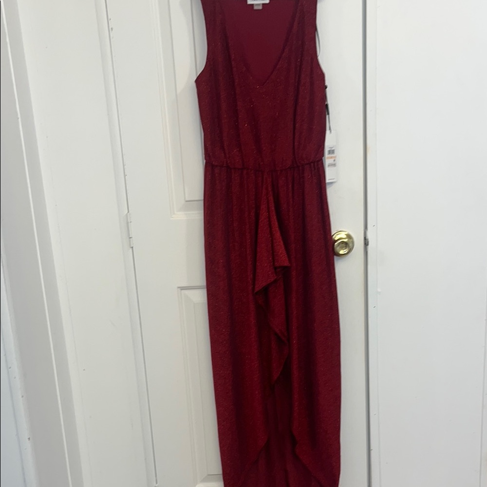 NWT Calvin Klein Sleeveless V-Neck formal Wrap dress